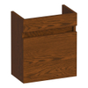 BRAUER Joy meuble de lavabo pour fontaine - 40x45x22cm - 1 porte - sans poignée - ouverture à droite - chêne brun à lamelles SW1200948