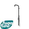 FugaFlow Eccelente Sobrado Original Colonne de douche avec douchette modèle mural noir mat SW1123677