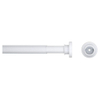 Sealskin Seallux Barre de douche d'angle à coincer 28mm ajustable de 125cm à 220cm Blanc CO276661210