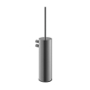 Hotbath Archie WC-borstelgarnituur - wandmodel - PVD - geborsteld gunmetal (antraciet) SW798982