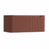 H&R Badmeubelen Juice Wastafelonderkast - 100x45x40cm - afgeronde hoeken - 3D-front - 1 lade - geïntegreerde greep - terra mat SW1259244