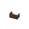 Ink meuble sous-vasque 70x35x45cm 1 tiroir sans poignée cadre tournant en bois SW352436