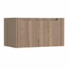 H&R Badmeubelen Juice Meuble sous lavabo - 80x45x40cm - coin droit arrondi - 1 tiroir - poignée intégrée - charleston SW1109731