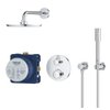 Grohe Grohtherm Perfect comfortset m. afbouwdeel voor inbouw douchekraan therm. + inb.deel Rapido T m. Rainsh. Cosmo 210 hoofddouche + Euphoria handdouche chroom SW236926 Grohe Grohtherm Perfect comfortset m. afbouwdeel voor inbouw douchekraan therm. + inb.deel Rapido T m. Rainsh. Cosmo 210 hoofddouche + Euphoria handdouche chroom SW236926
