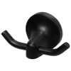 Haceka Aspen Handdoekhaak - dubbel - rond - mat zwart SW654148 Haceka Aspen Handdoekhaak - dubbel - rond - mat zwart SW654148