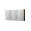 INK SPK2 spiegelkast – 140x74x14 cm – 3 deuren, dubbelzijdige spiegeldeuren – Koper eiken SW439998