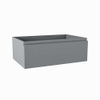 Mondiaz FOGE Meuble sous vasque - 70x45x25cm - 1 tiroir - softclose - 1 découpe au centre - Plata SW1015357