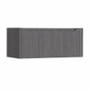 H&R Badmeubelen Juice Wastafelonderkast - 100x45x40cm - rechterhoek afgerond - 1 lade - geïntegreerde greep - Wenge SW1109879
