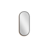 Saniclass Retro Line miroir – ovale – 38 x 90 cm – Noir mat SW643428