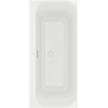 Villeroy & Boch Loop & Friends kunststof duobad acryl rechthoekig square - 170x75x47cm - Stone White (mat wit) SW702034