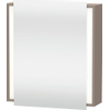 Duravit Ketho Armoire de toilette avec éclairage 65x75x18cm droite avec 1 porte basalte 0300806 Duravit Ketho Armoire de toilette avec éclairage 65x75x18cm droite avec 1 porte basalte 0300806
