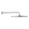 Grohe Rainshower Cosmopolitan 310 Douche Principale - 31cm - 1 type de jet - bras de douche 38cm - super acier SW73276