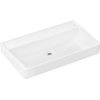 Hansgrohe Xanuia Q Wastafel/Fontein - 80x48cm - inbouw - zonder kraangaten - zonder overloop - wit glans SW1165080