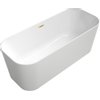 Villeroy & Boch Finion kunststof vrijstaand duobad quaryl ovaal m. watertoevoer m. Emotion functie 170x70x48cm incl. push-to-open afvoerplug + overloop champagne/wit SW106609 Villeroy & Boch Finion kunststof vrijstaand duobad quaryl ovaal m. watertoevoer m. Emotion functie 170x70x48cm incl. push-to-open afvoerplug + overloop champagne/wit SW106609