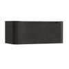 H&R Badmeubelen Juice Wastafelonderkast - 100x45x40cm - afgeronde hoeken - 1 lade - geïntegreerde greep - basalt SW1259268