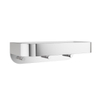 Crosswater ACCESSORY Douchemand Wandgemonteerd Witte Inzet - hoogglans chroom SW928038