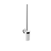 Emco Round Toiletborstelhouder - open - wandmontage - chroom/wit SW452869