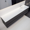 MONDIAZ VICA 200cm badmeubel dark grey 4 lades wastafel cloud rechts met 1 kraangat SW410402 MONDIAZ VICA 200cm badmeubel dark grey 4 lades wastafel cloud rechts met 1 kraangat SW410402