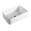 Best Design Side Opbouw wastafel 49x38x13cm keramiek wit SW452326 Best Design Side Opbouw wastafel 49x38x13cm keramiek wit SW452326