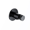 Hotbath Ace Wandsteun - met uitlaat - voor handdouche - PVD - gepolijst zwart SW1119241