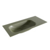 Mondiaz BIG small Army solid surface inbouw wastafel 100cm links SW428216 Mondiaz BIG small Army solid surface inbouw wastafel 100cm links SW428216