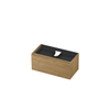INK Wastafelonderkast - 90x45x40cm - 1 lade - greeploos - met houten keerlijst - MDF - Natur SW493643