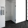 Saniclass Create douchedeur 110x200cm 2-delig profielloos met antikalk en 8mm veiligheidsglas geborsteld RVS SW223762 Saniclass Create douchedeur 110x200cm 2-delig profielloos met antikalk en 8mm veiligheidsglas geborsteld RVS SW223762