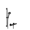Hansgrohe Activera Select S 95 kit de rénovation - 2jets - EcoSmart avec Ecostat Fine - barre de glissement 65cm - noir mat SW1388062