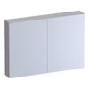 BRAUER Impress armoire de toilette - 100x70x15cm - sans éclairage - 2 portes miroir double face - Forest Seashell SW1199038