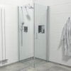 Saniclass Neptune douchecabine 1 draaideur met zijwand 80x80x200cm 6mm veiligheidsglas anti kalk chroom SW238230 Saniclass Neptune douchecabine 1 draaideur met zijwand 80x80x200cm 6mm veiligheidsglas anti kalk chroom SW238230