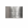 QeramiQ Dely Swirl Toiletset - inbouwreservoir Qeramiq Flush - slim zitting - metaal RVS bedieningsplaat - rechthoekige knoppen - beige SW1578367