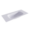 Mondiaz BIG small Cale solid surface inbouw wastafel 100cm midden SW428189 Mondiaz BIG small Cale solid surface inbouw wastafel 100cm midden SW428189