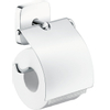 Hansgrohe PuraVida closetrolhouder met klep chroom 0451222 Hansgrohe PuraVida closetrolhouder met klep chroom 0451222