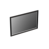 Forzalaqua Reno 2.0 miroir 120x80cm Rectangulaire sans éclairage avec cadre Chêne massif Black oiled SW492580
