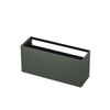 Ink P2o meuble bas 2 tiroirs à pousser composé de : 140x65x45cm béton vert mat SW493900