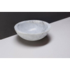 Forzalaqua Roma vasque à poser 40x40x15cm Ronde Pierre naturelle Carrara polie SW230679
