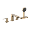 Hansgrohe Vivenis mitigeur bain sur gorge - avec inverseur - avec douchette - bronze SW1388338