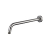 FugaFlow Eccelente Acces Ensemble de douche de tête encastré - rond - thermostatique - bras mural - barre coulissante - douche de tête 25cm - douchette à main sur tige - flexible lisse - Inox brossé PVD (Inox) SW1450393