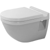 Duravit Starck 3 pack WC suspendu avec bride à fond profond blanc SW70152