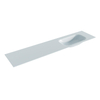 Mondiaz BIG small Clay solid surface inbouw wastafel 200cm rechts SW435815 Mondiaz BIG small Clay solid surface inbouw wastafel 200cm rechts SW435815