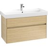 Villeroy & Boch COLLARO Meuble sous vasque 95.4x54.6cm 2 tiroirs Nordic oak SW479598 Villeroy & Boch COLLARO Meuble sous vasque 95.4x54.6cm 2 tiroirs Nordic oak SW479598
