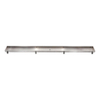 Aloni Grille de douche carrelable - 60cm - inox SW1219483