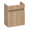 BRAUER Joy meuble de lavabo pour WC - 40x45x22cm - 1 porte - sans poignée - ouverture à droite - chêne gris à coupe en doigts SW522711