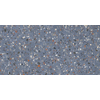 Prissmacer Cerámica Gobi Carrelage Terrazzo - 60x120cm - rectifié - Bleu mat SW928411