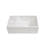Best Design Wonder Lave mains 29x18x9.5cm 1 trou pour robinetterie gauche céramique blanc SW27969