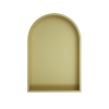 Hotbath &MORE Inbouwbox of inbouwnis Toogmodel - 30x45x10cm - PVD - geborsteld messing (goud) SW1246495