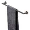 Geesa Nemox Porte-serviettes 64,8cm Noir métal brossé SW451868
