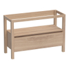 Saniclass Natural Wood Staand onderkast 120 Smoked Oak Geborsteld SW223389 Saniclass Natural Wood Staand onderkast 120 Smoked Oak Geborsteld SW223389