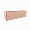 Mondiaz TENCE wastafelonderkast - 170x45x50cm - 4 lades - uitsparing rechts - push to open - softclose - Rosee SW1016434