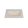 Saniclass Torino Lavabo de meuble - 60.5x46x17.5cm - solid surface - 1 vasque - sans trou de robinetterie - blanc cassé SW1471855